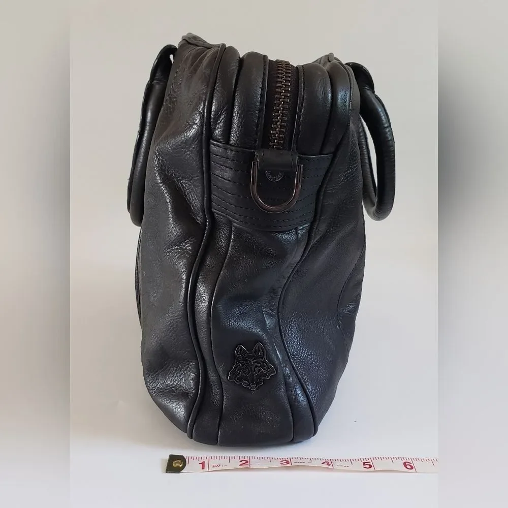 Zadig & Voltaire Lucien Noir Leather Bag